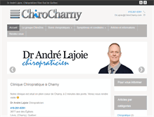 Tablet Screenshot of chirocharny.com